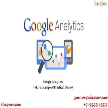 Edu4Sure - Web Analytics (Google)