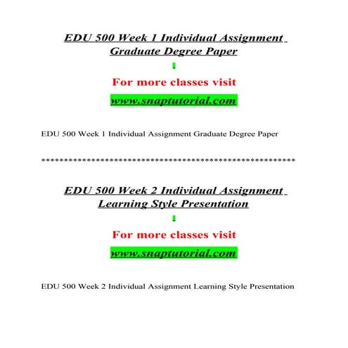 EDU 500 Technology levels--snaptutorial.com