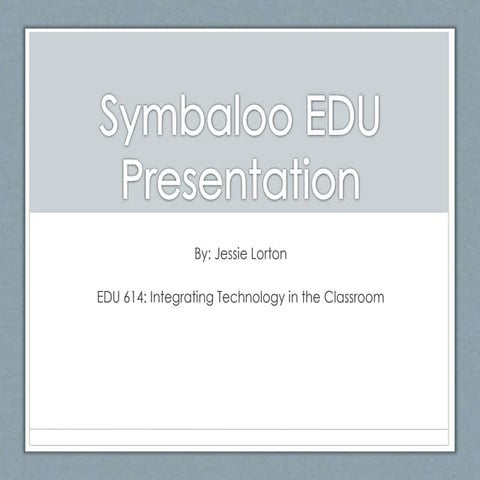 Edu 522 symbaloo presentation