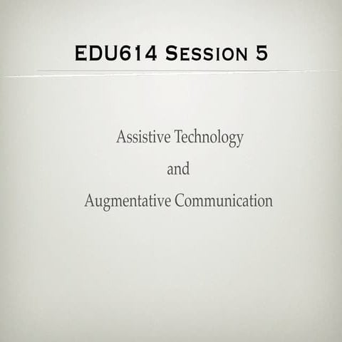 Edu614 session 5 SF 12 AT