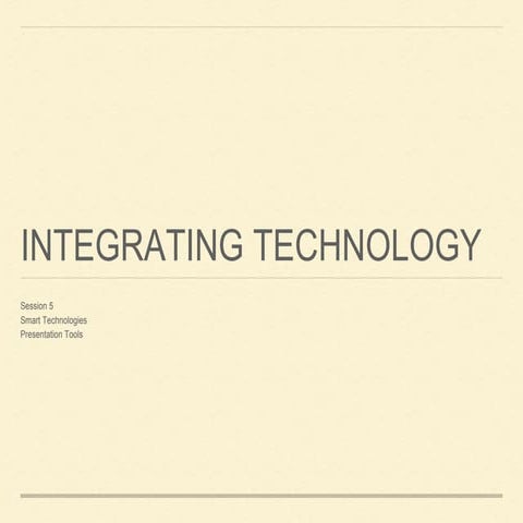 Edu614 session 5 spring 14 smart & presentation tools