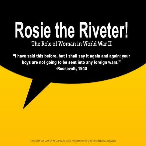 Woman Workforce During World War II