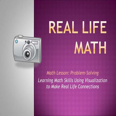 Edu 742   module 2 - strategy demonstration- real life math