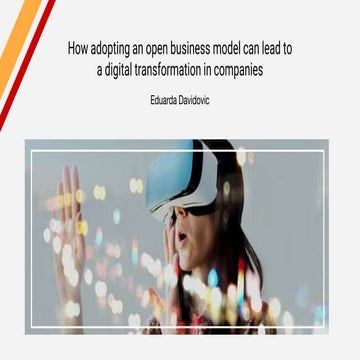 How Adopting an Open Business Model Can Lead to a Digital Transformation