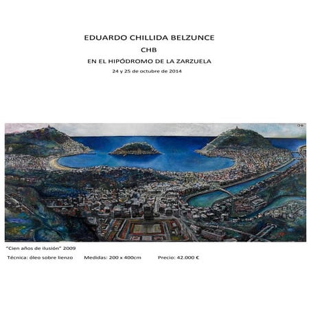 Eduardo chillida belzunce chb en el hipódromo de la zarzuela