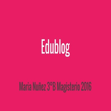 EDUBLOGS | ODP