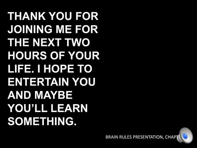 Brain Rule #4 Presentation on Attention