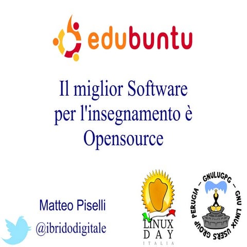 Edubuntu - Il miglior Software per l'insegnamento è Opensource | ODP