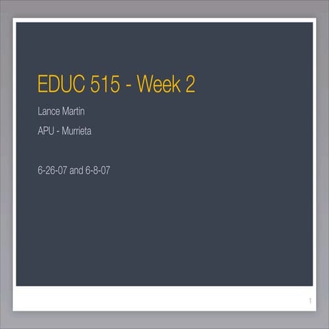 Educ 515 W2
