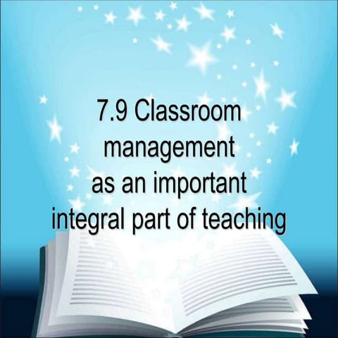 Classroom management
