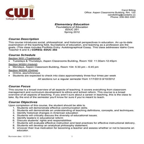 EDUC 201 Syllabus Spring 2012_Billing