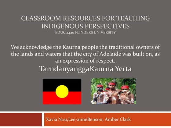 Presentation on indigenous education by fatima, teresa, jessica ...