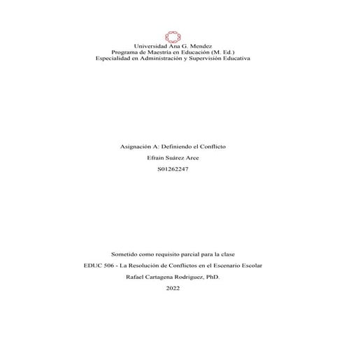 Educ 506 suarez arce efrain assignment a