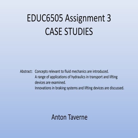 Educ6505 assignment 3 taverne
