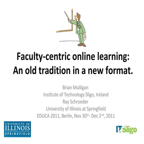 Faculty Centric Online Learning- An old tradition in a new format