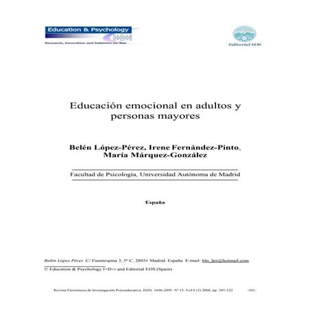 Educació emocional en adults
