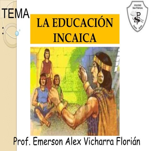 Educación  incaica