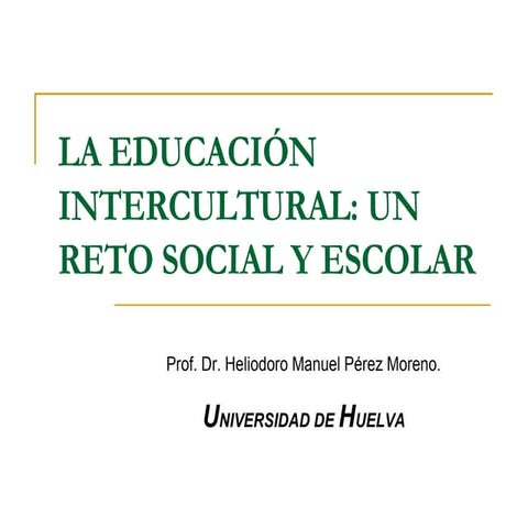 Educación Intercultural