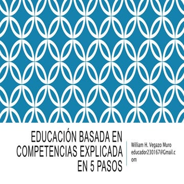 Educación basada en competencias explicada en 5 pasos 
