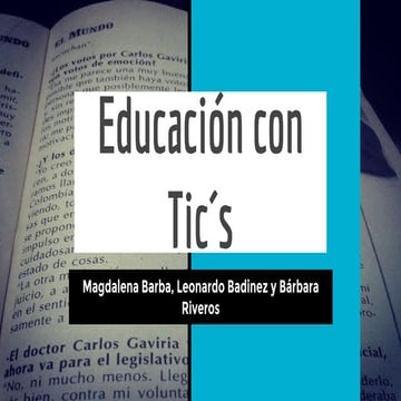Educación con tic´s