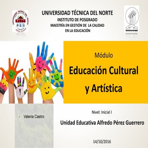 Educación cultural y artistica