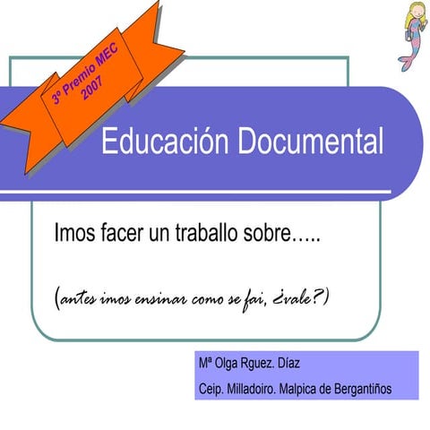 Educación documental 