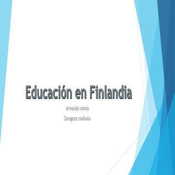 Educación en finlandia