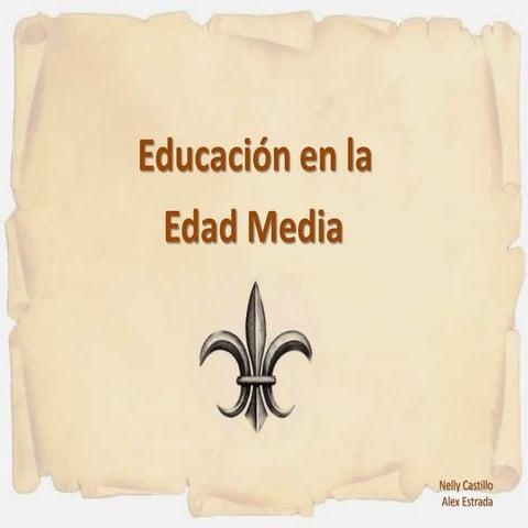 Educación en la edad media