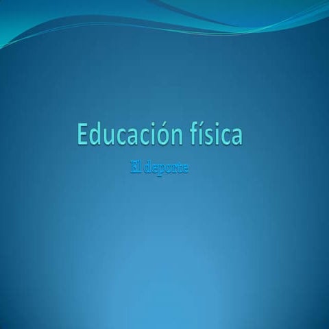 Educación física