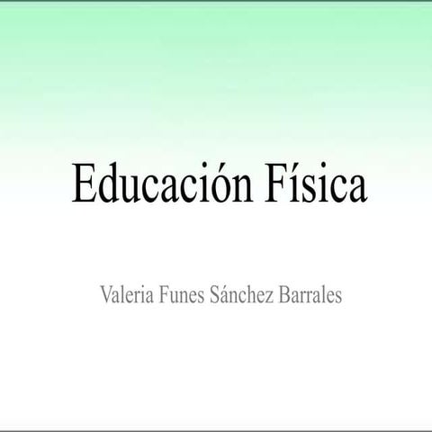 Educación física