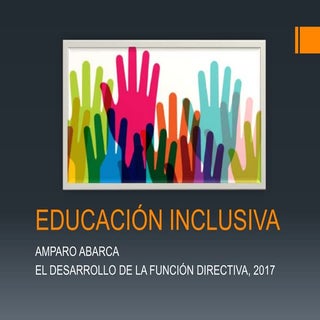 Educación inclusiva