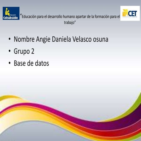 Educación para el desarrollo humano apartar de