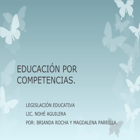Educación por competencias lo idoneo?