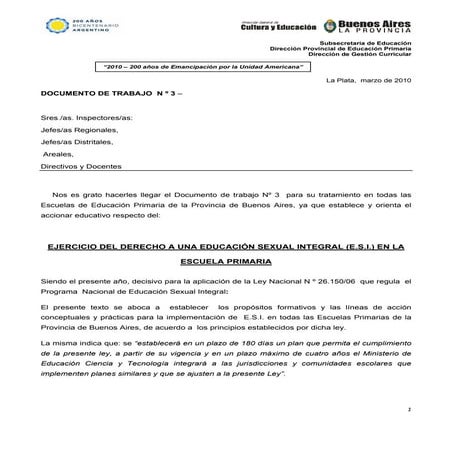 Educación sexual integral (esi)