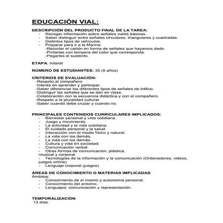 Educación vial
