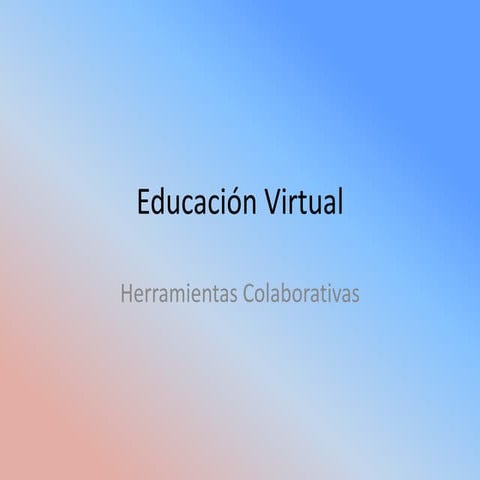 Educación virtual