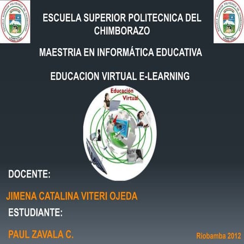 Educación virtual paul_zavala