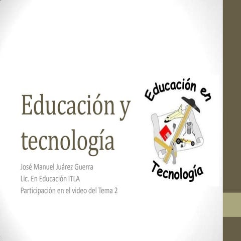 Educación y tecnología
