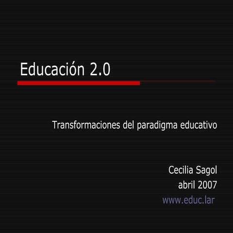 Educacion 2.0