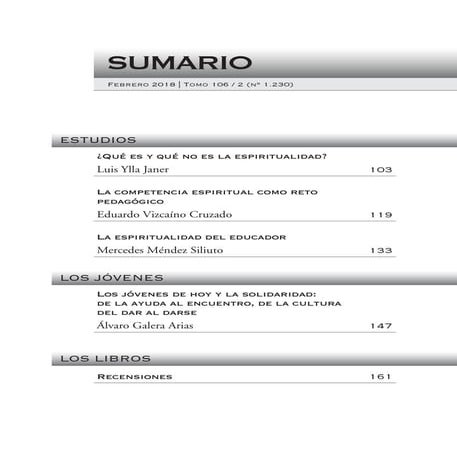 Guia para educadores, educaciòn y espiritualidad