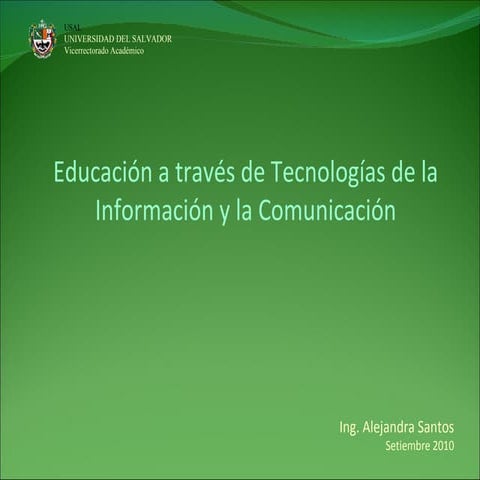 Educacion a traves de tecnologias   clasificacion