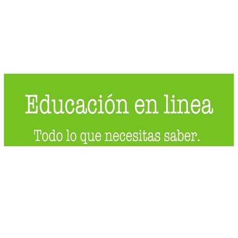 Educacion en linea