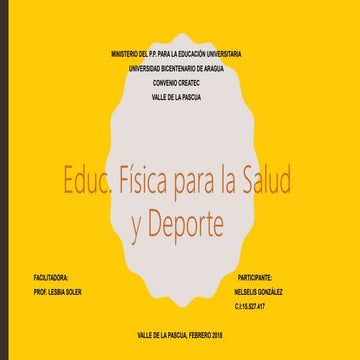 El ejercicio físico | PPTX