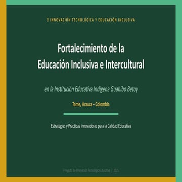 Innovative Technological Strategies for Inclusive and Intercultural ...