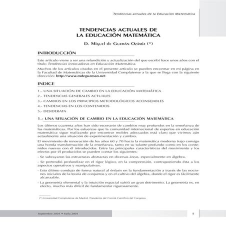 Educacion matematica 