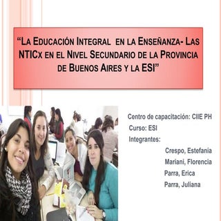 Educacion sexual integral