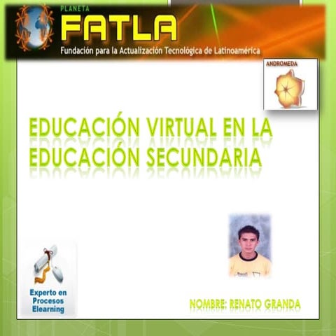 Educacion virtual secundaria
