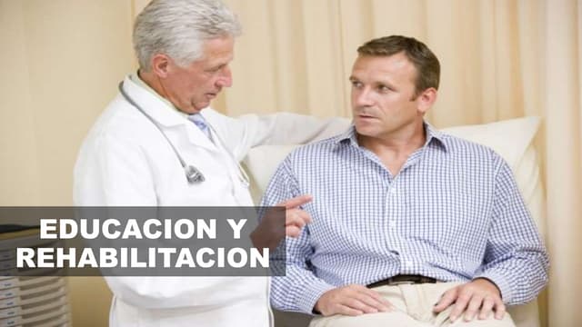 Educación y rehabilitación en insuficiencia cardíaca crónica 