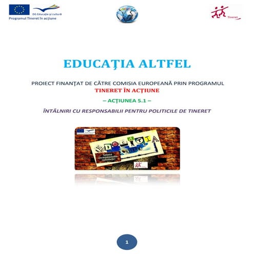 Educaţia altfel mapa proiectului (2) noua !!!