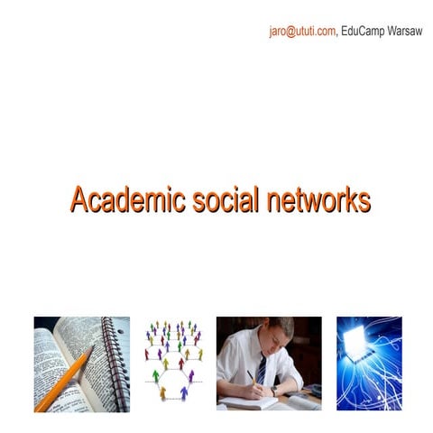 EduCamp - academic social networks